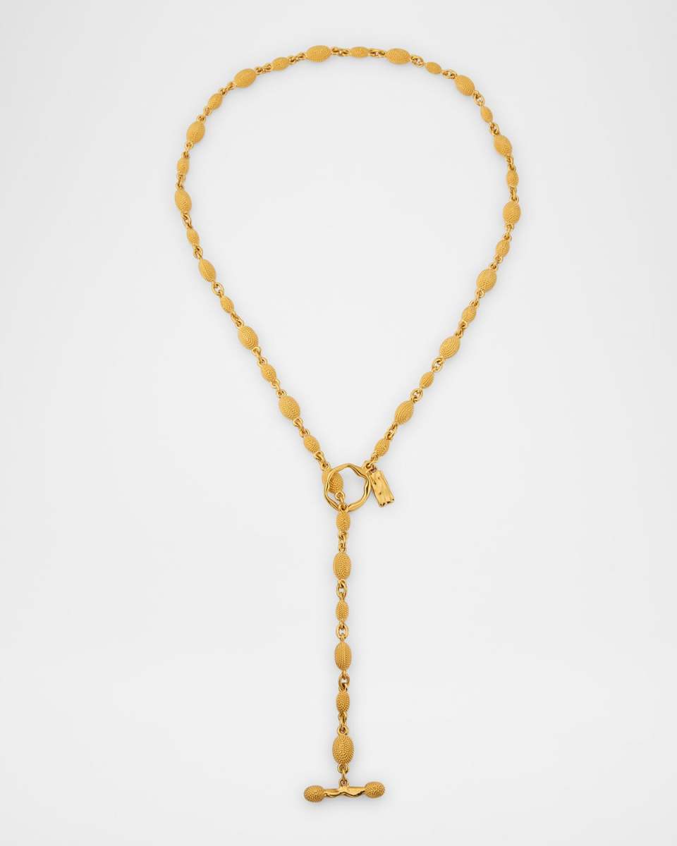 Brass Lariat Necklace